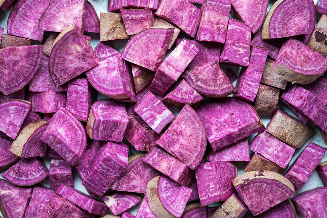 Frozen Purple Sweet Potato